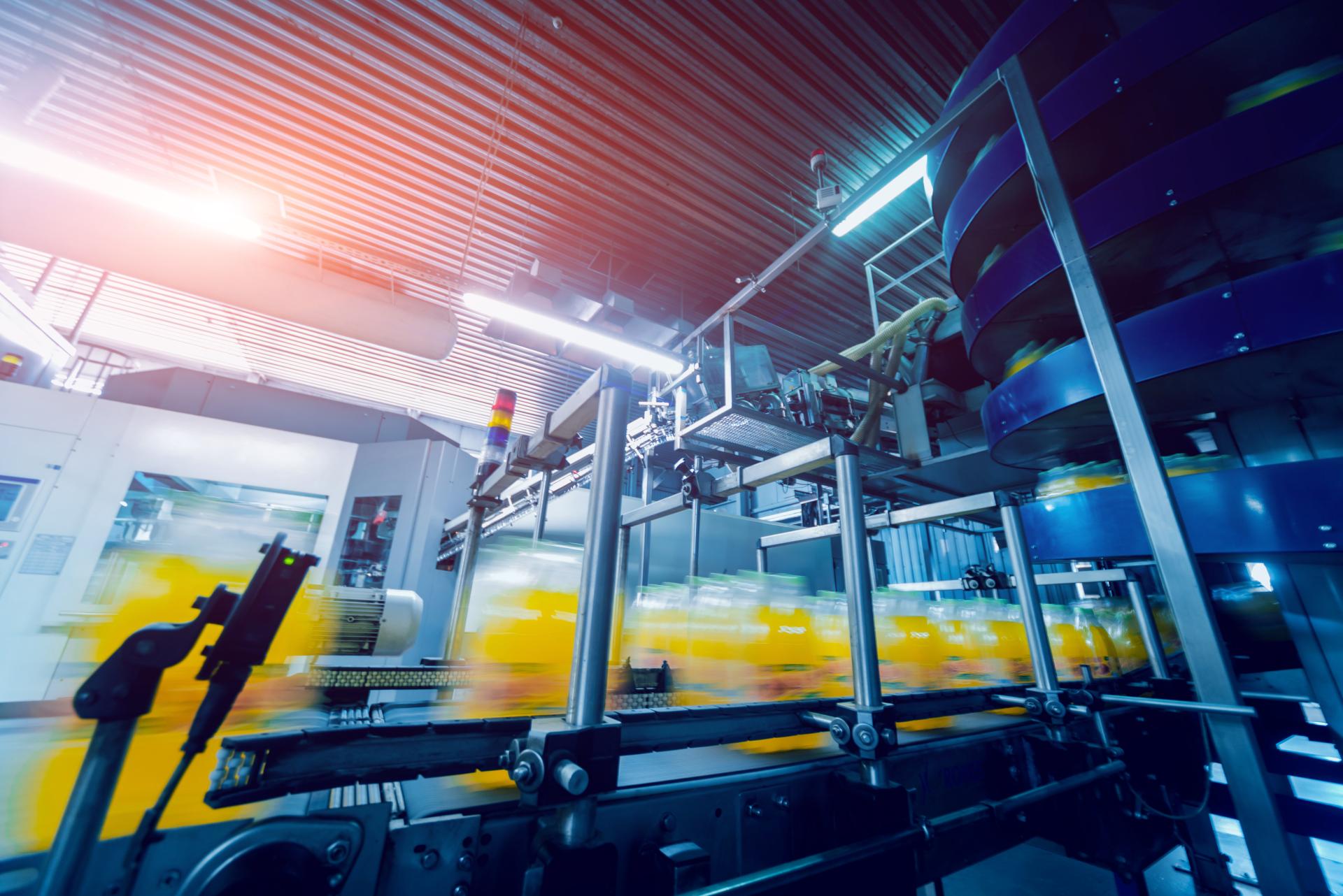 High-tech automotive manufacturing facility